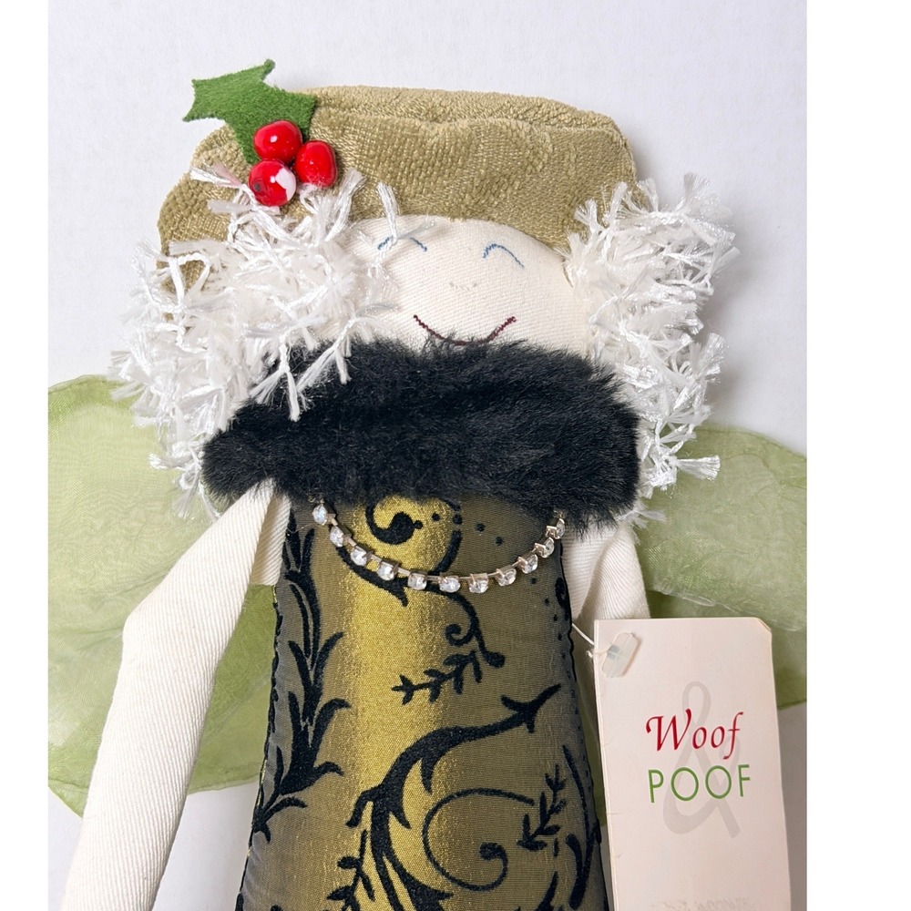 Woof & Poof Fairy Doll Sz 21" 2008 Handmade Holiday Whimsigoth Collectible‎ - Picture 2 of 7
